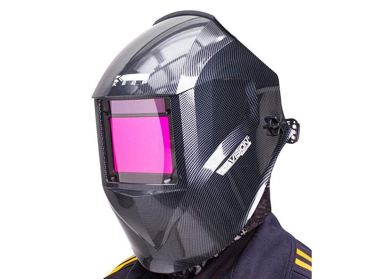 Маска сварщика  КЕДР "К-904 EXPERT" карбон